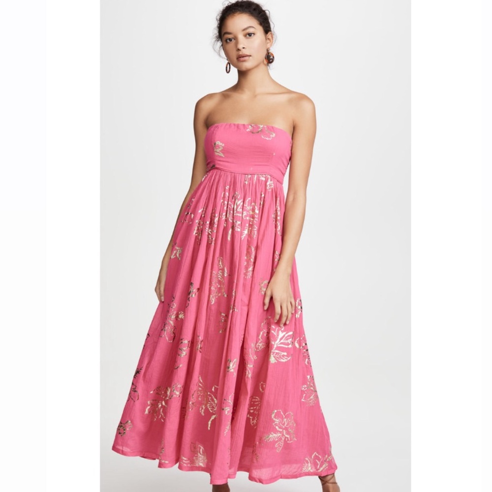 Free People Baja Babe Midi Dress
